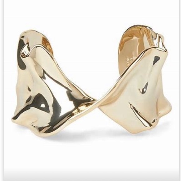 Alexis Bittar Crumpled Metal Twist Cuff Bracelet - Picture 4 of 16